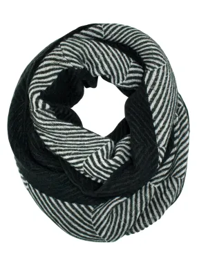 Herringbone Twill Winter Infinity Scarf