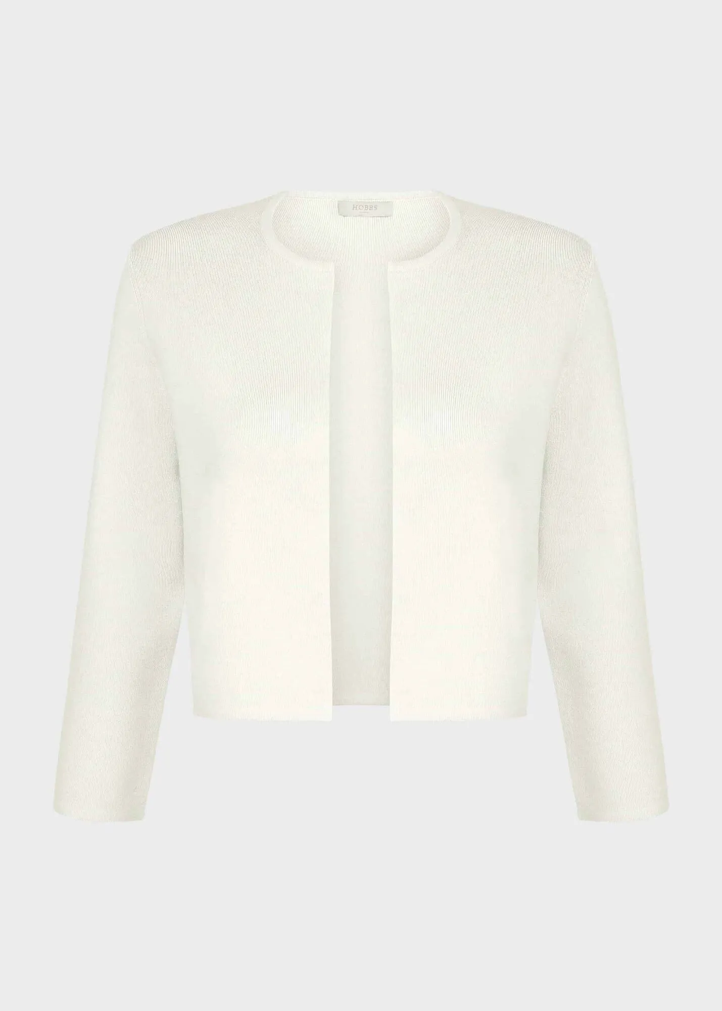 Hobbs London  |Casual Style Cropped Plain Medium Office Style Cardigans