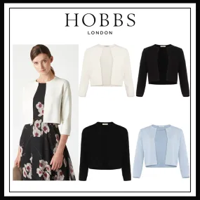 Hobbs London  |Casual Style Cropped Plain Medium Party Style Office Style