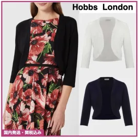 Hobbs London  |Casual Style Cropped Plain Office Style Elegant Style