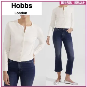 Hobbs London  |Casual Style Long Sleeves Plain Cotton Office Style