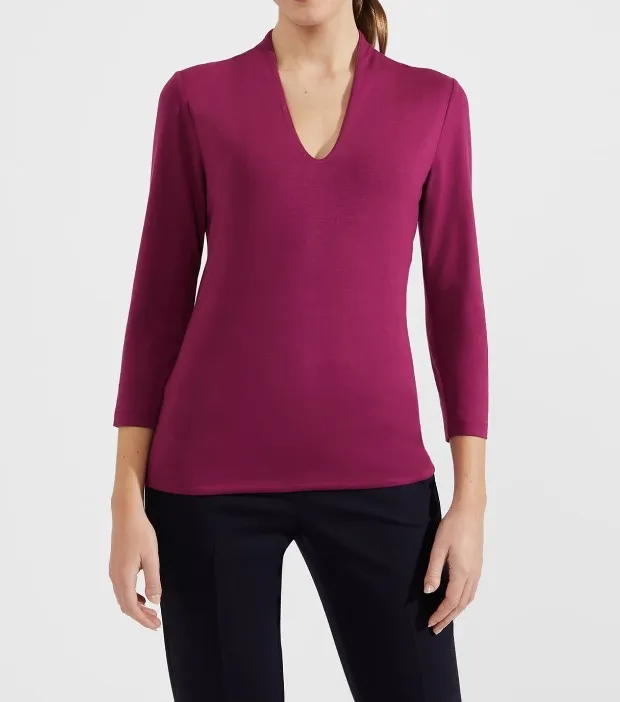 Hobbs London  |Casual Style Long Sleeves Plain Office Style Elegant Style