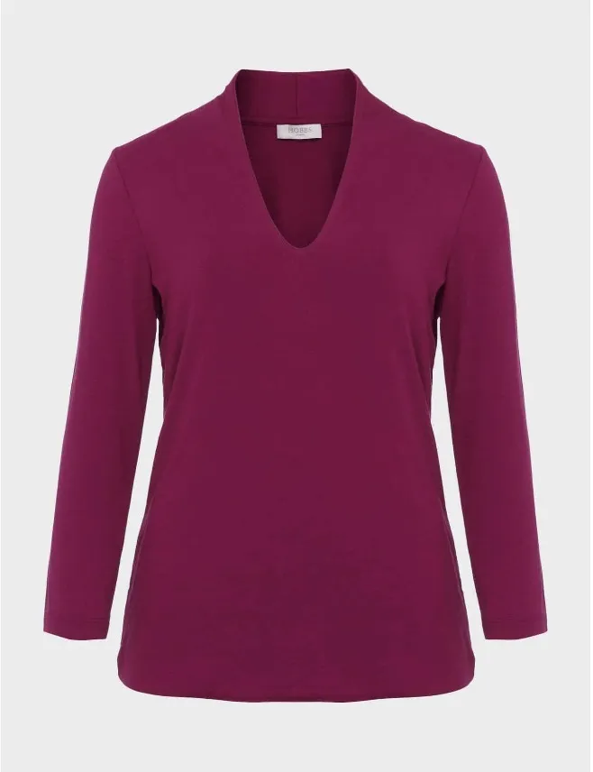 Hobbs London  |Casual Style Long Sleeves Plain Office Style Elegant Style