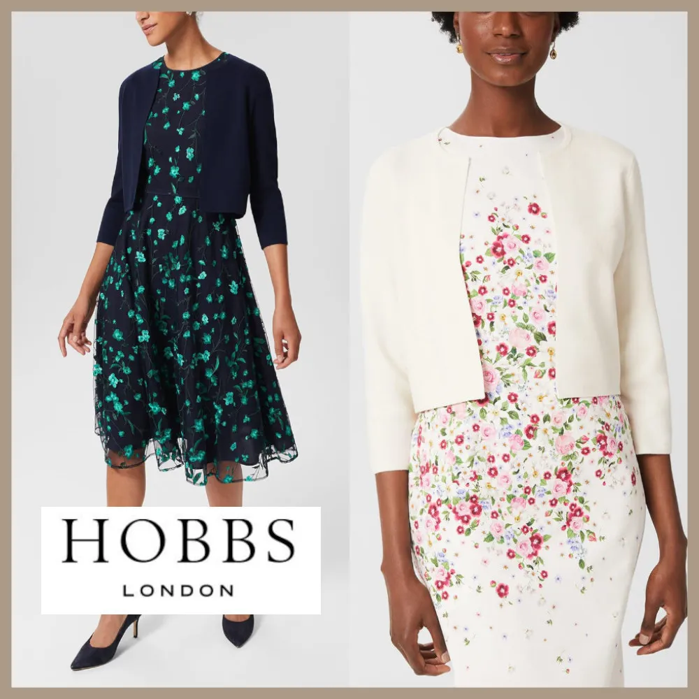 Hobbs London  |Casual Style Nylon Blended Fabrics Cropped Plain