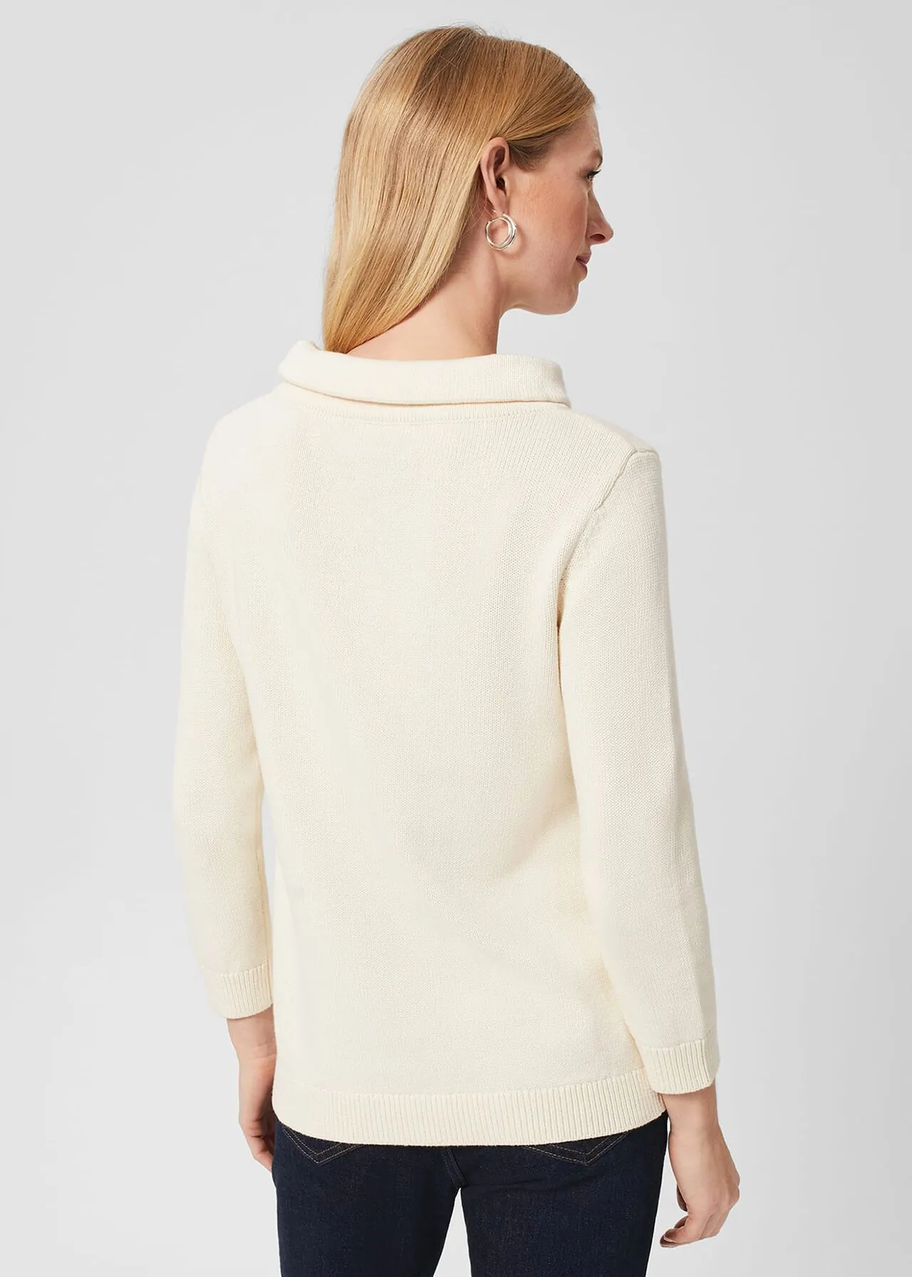 Hobbs London  |Casual Style Street Style Boat Neck Long Sleeves Cotton