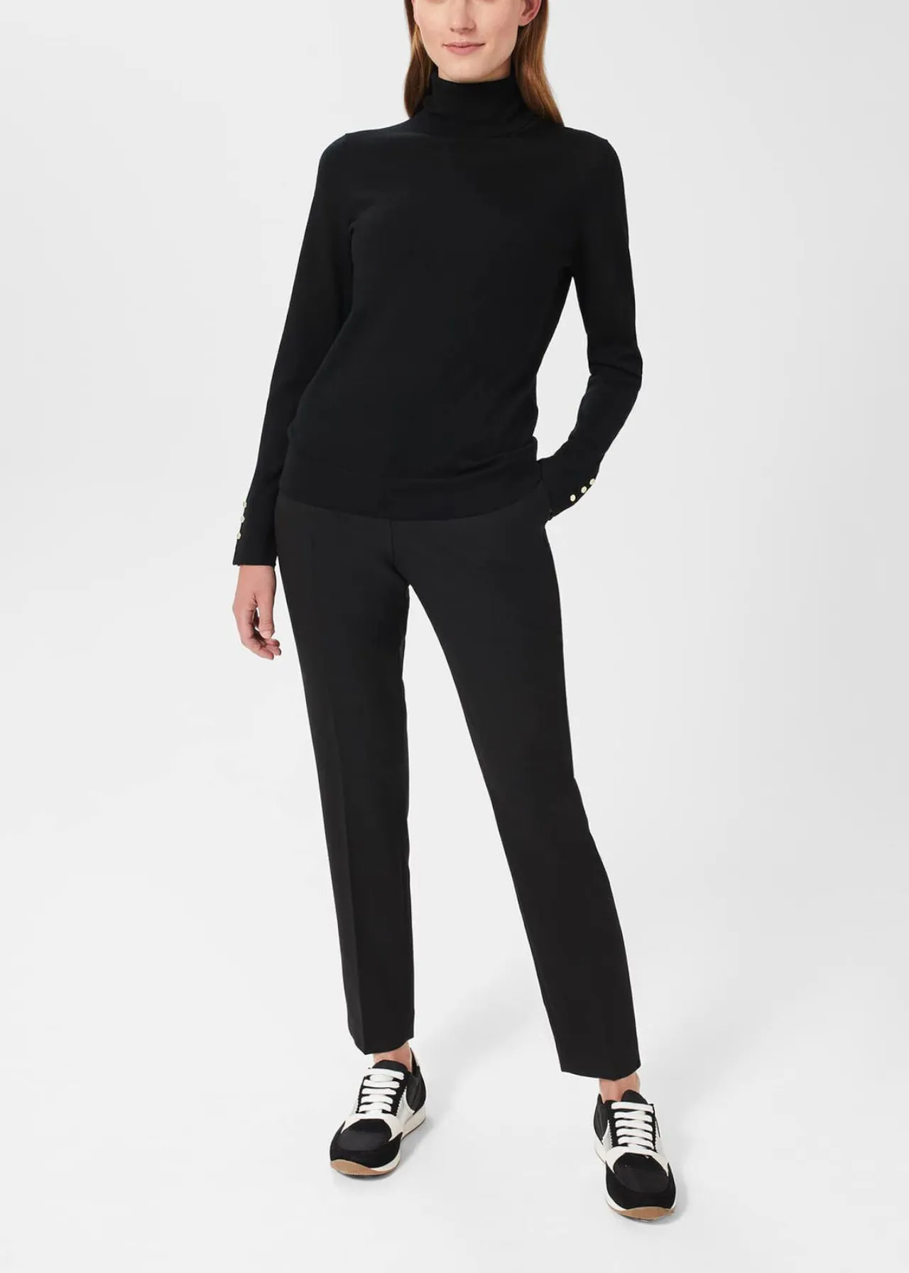 Hobbs London  |Casual Style Wool Street Style Long Sleeves Plain Medium