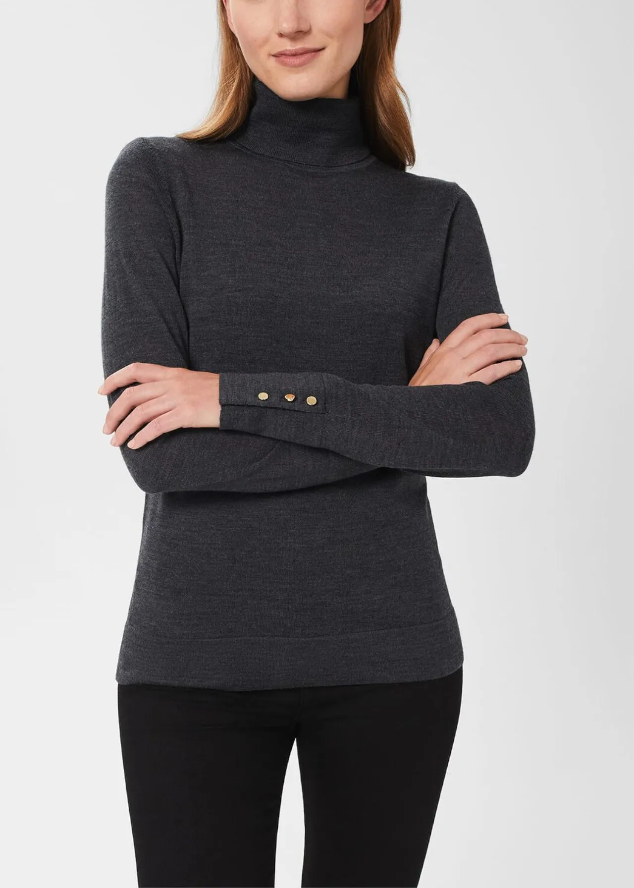 Hobbs London  |Casual Style Wool Street Style Long Sleeves Plain Medium