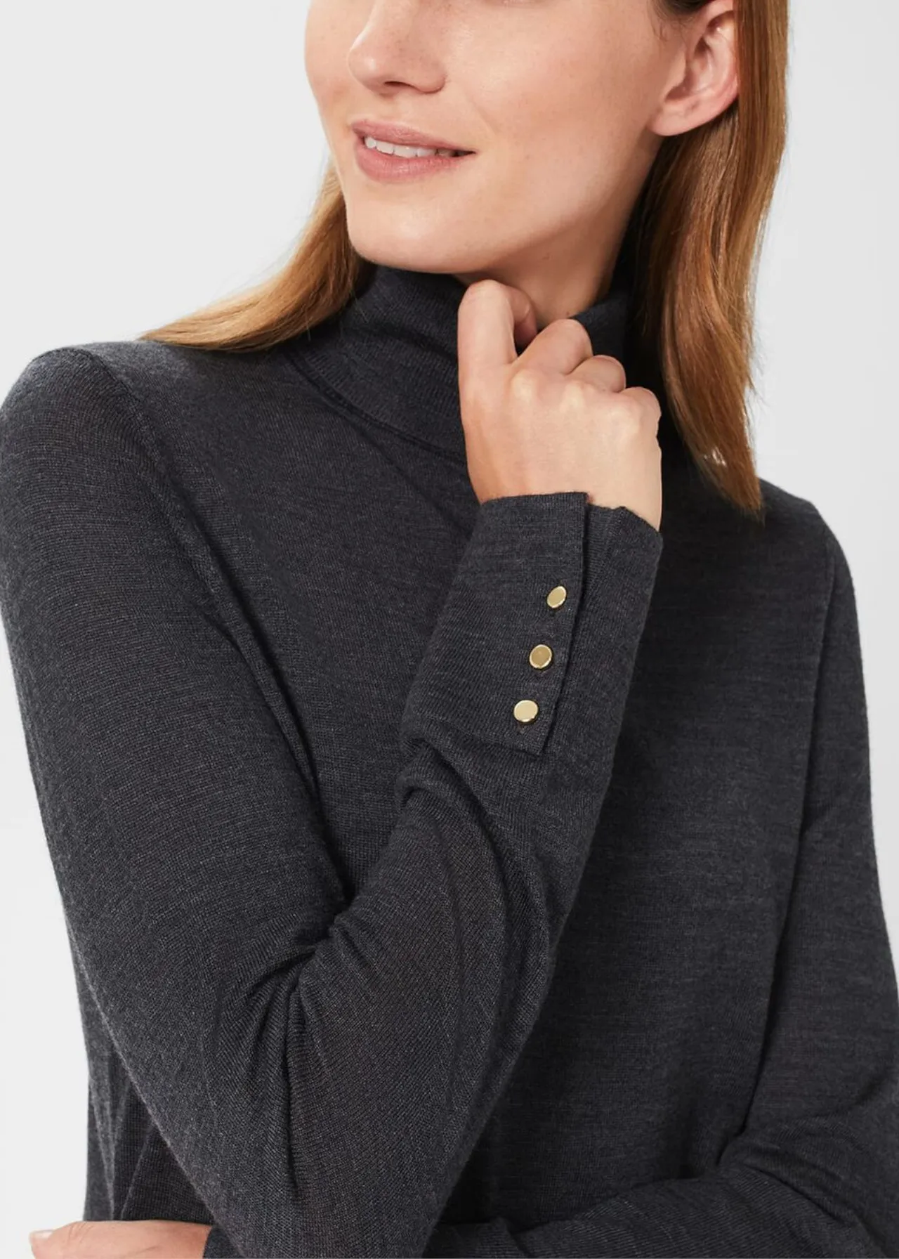 Hobbs London  |Casual Style Wool Street Style Long Sleeves Plain Medium