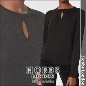 Hobbs London  |Crew Neck Casual Style Long Sleeves Plain Medium