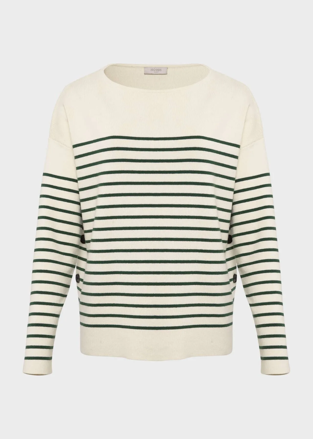 Hobbs London  |Stripes Casual Style Nylon Blended Fabrics Street Style