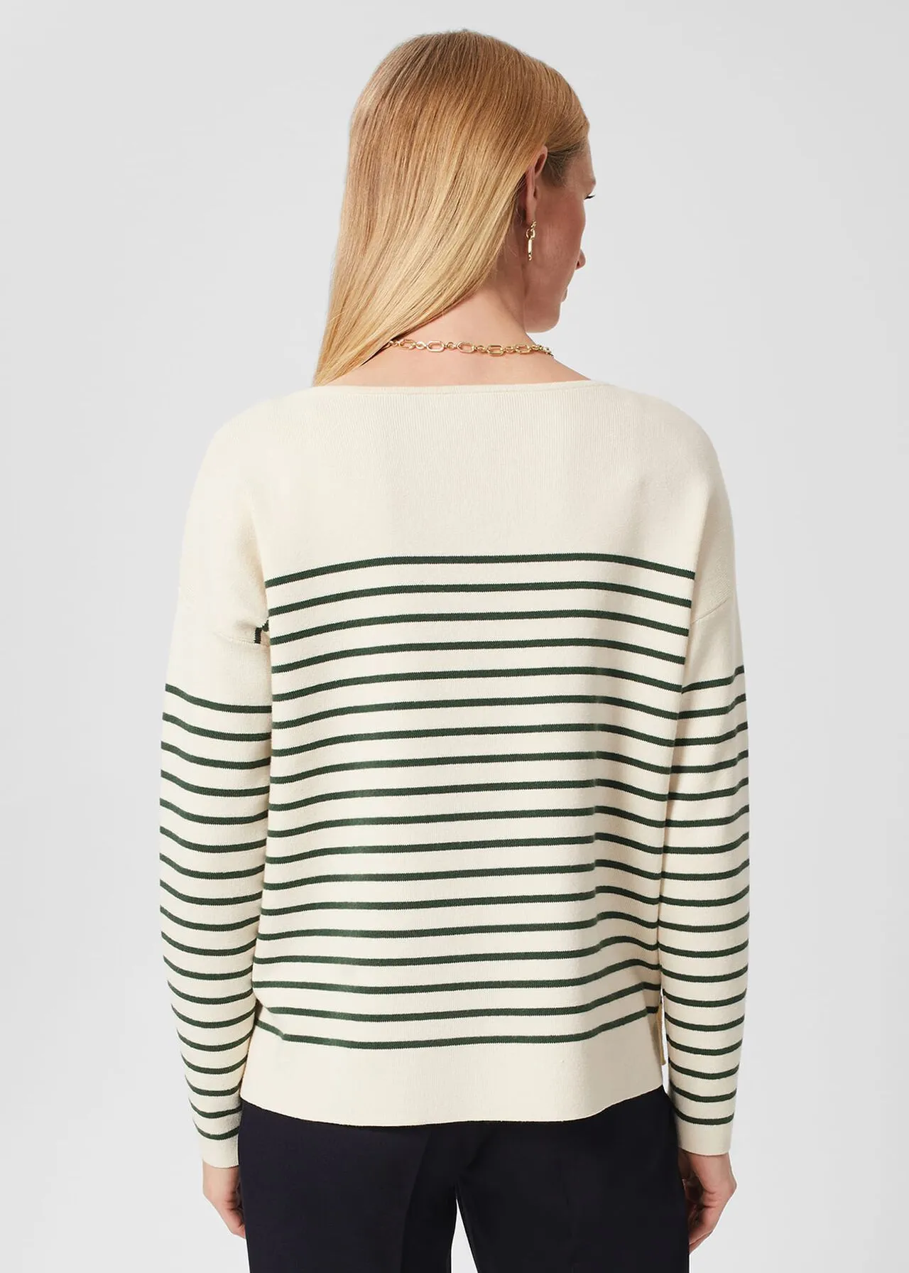 Hobbs London  |Stripes Casual Style Nylon Blended Fabrics Street Style