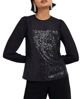 Hobbs London Zariah Sequin Top