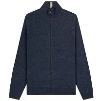 HUGO BOSS Mentolo Full Zip Cardigan Dark Blue