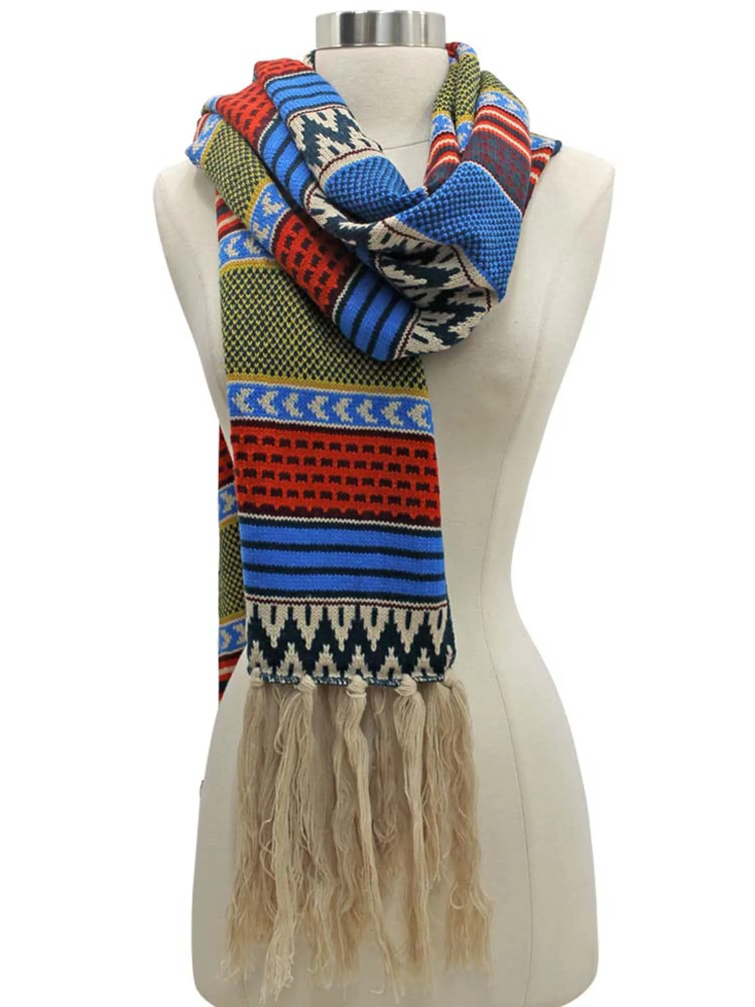 Indie Hipster Print Winter Scarf