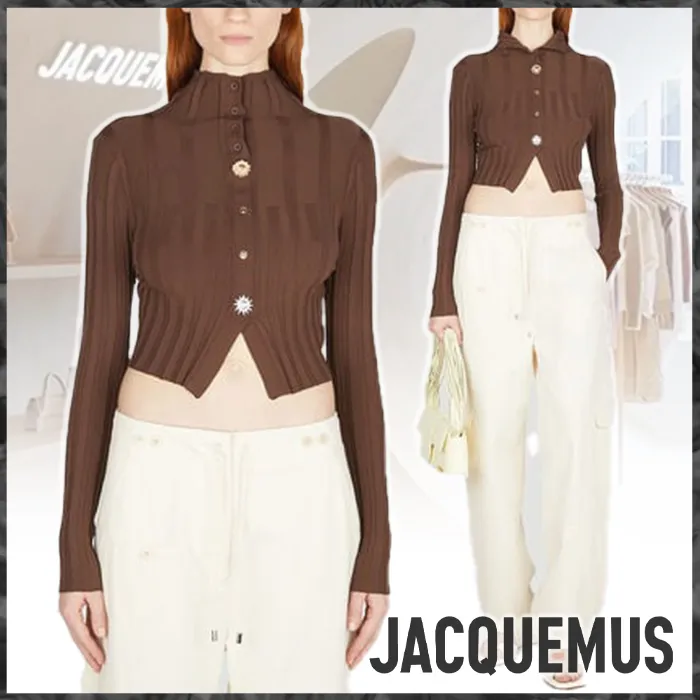 JACQUEMUS  |Casual Style Nylon Street Style Long Sleeves Cardigans