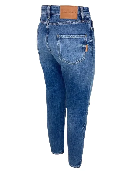 JEANS DONNA BLU A VITA ALTA