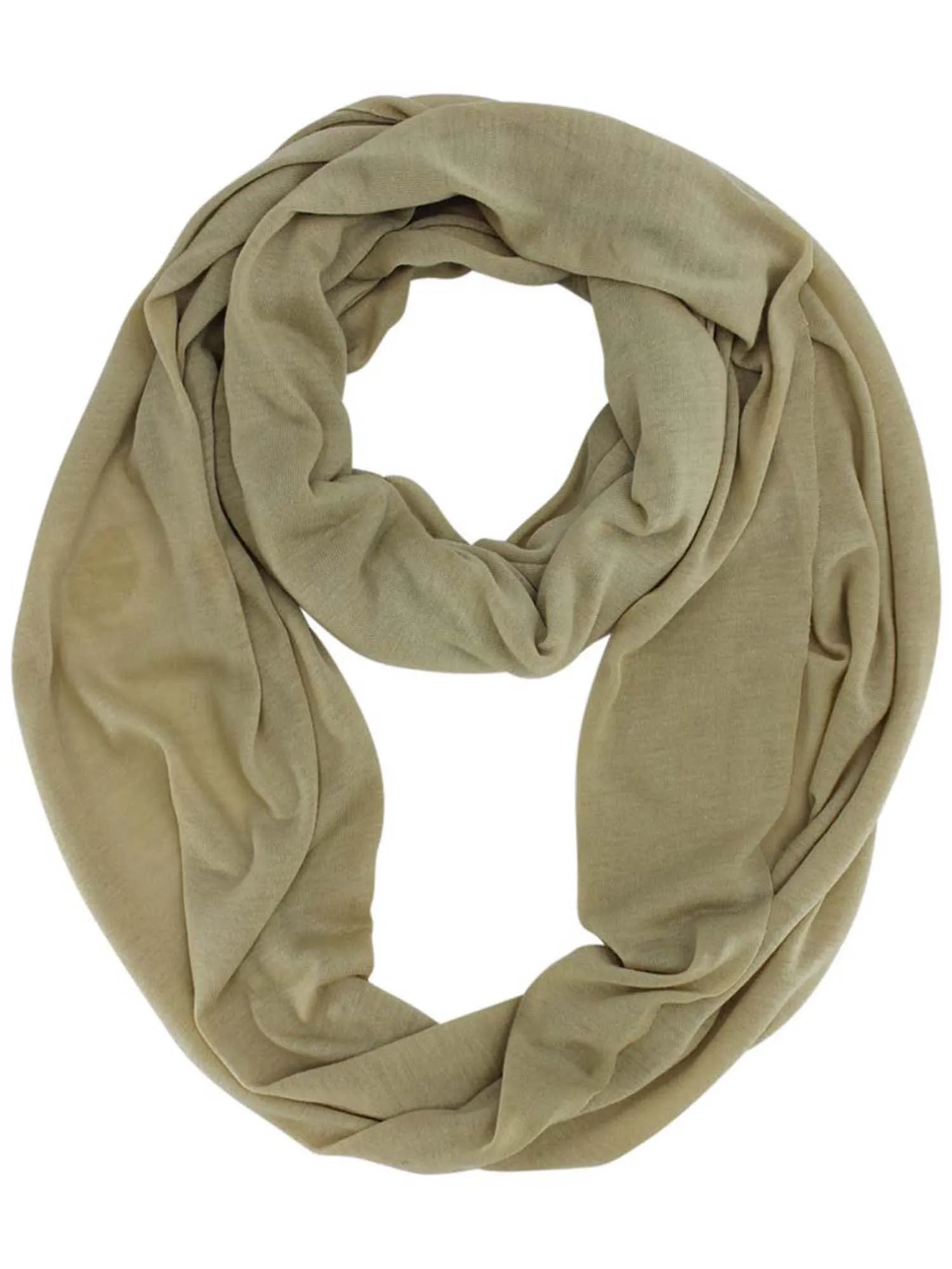 Jersey Knit Infinity Neck Scarf