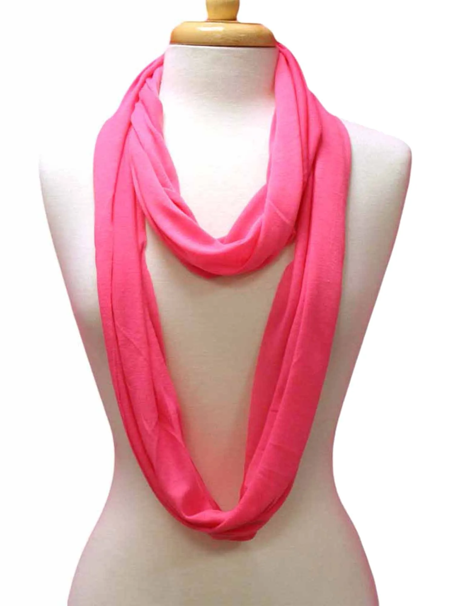 Jersey Knit Infinity Neck Scarf