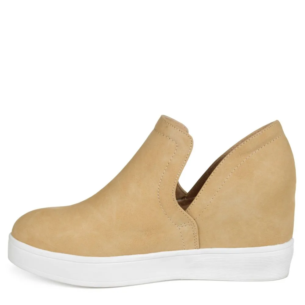 Journee Collection  WOMENS CARDI WEDGE SNEAKER