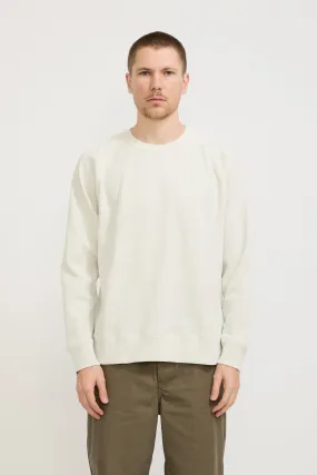 Kristian Relaxed Tech Waffle Sweater Lucid White