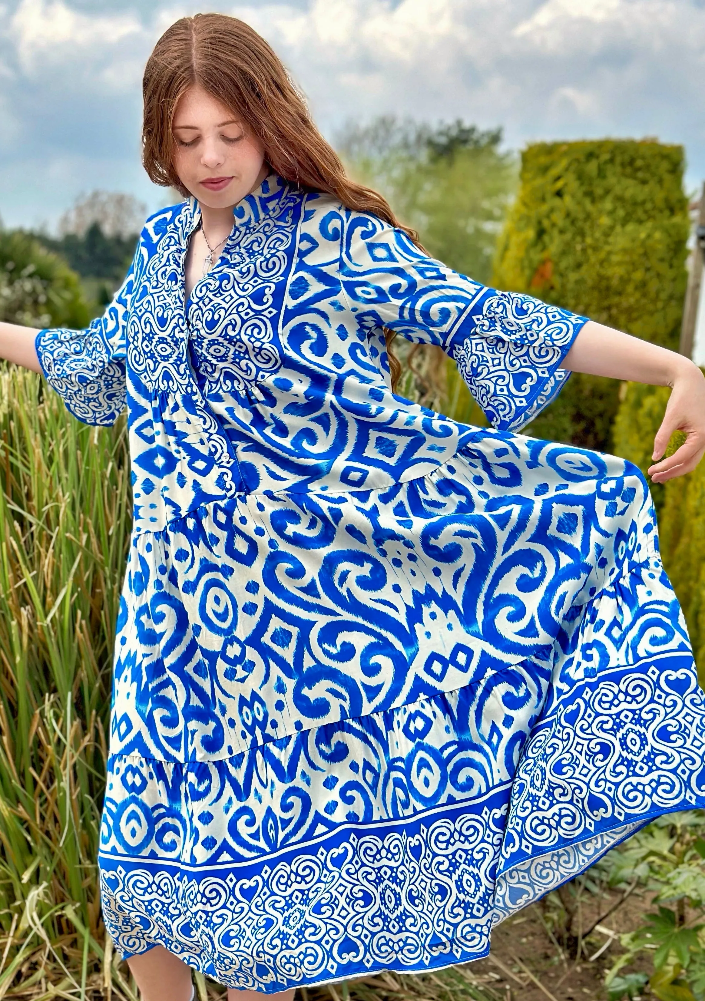 LAPIS BLUE SIENNA DRESS