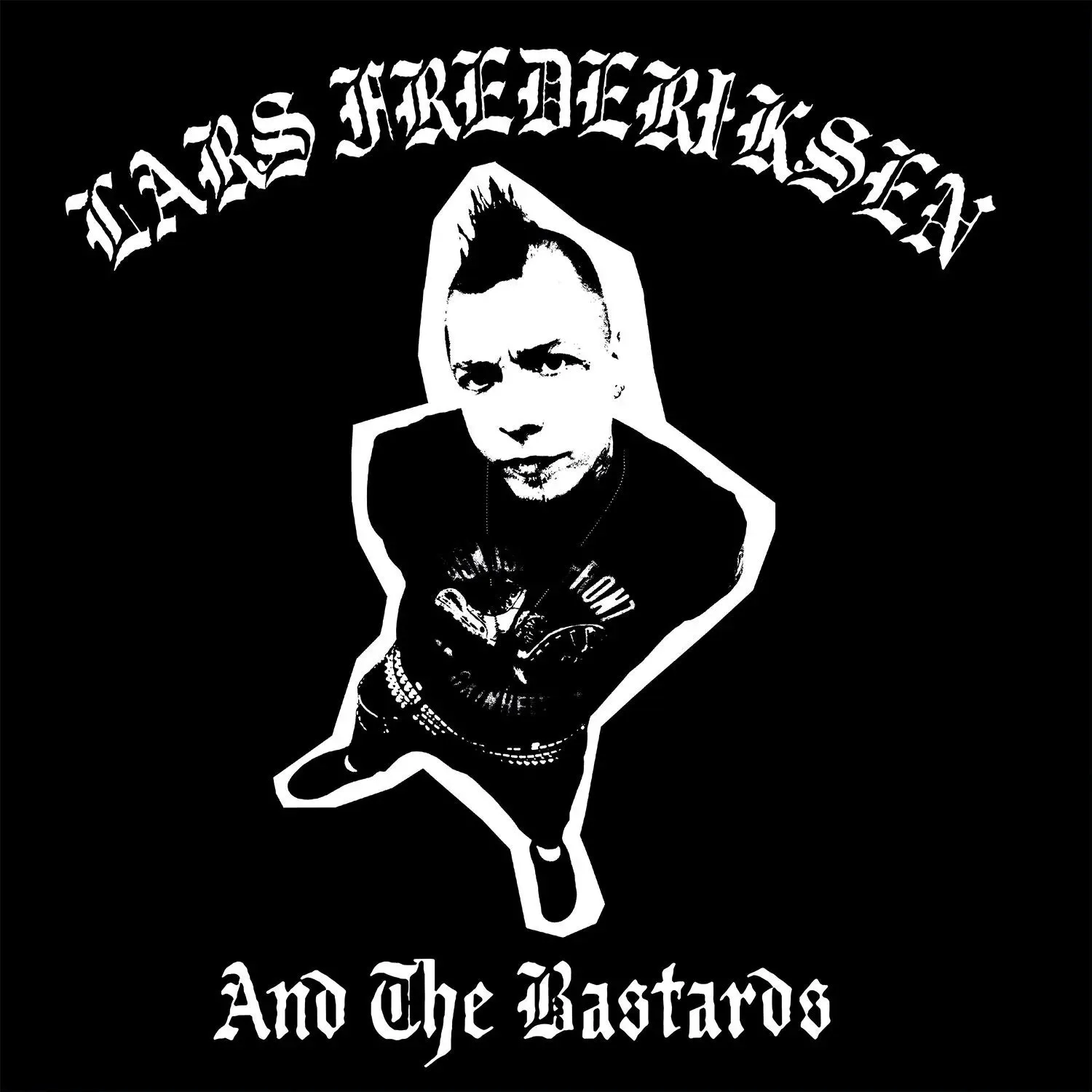 LARS FREDERIKSEN & THE BASTARDS 'LARS FREDERIKSEN & THE BASTARDS' LP (White & Black Galaxy Vinyl)