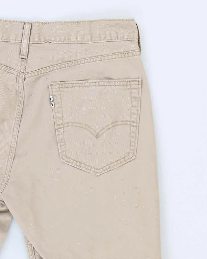 Levi's White Tab Beige Trousers - W33 L30