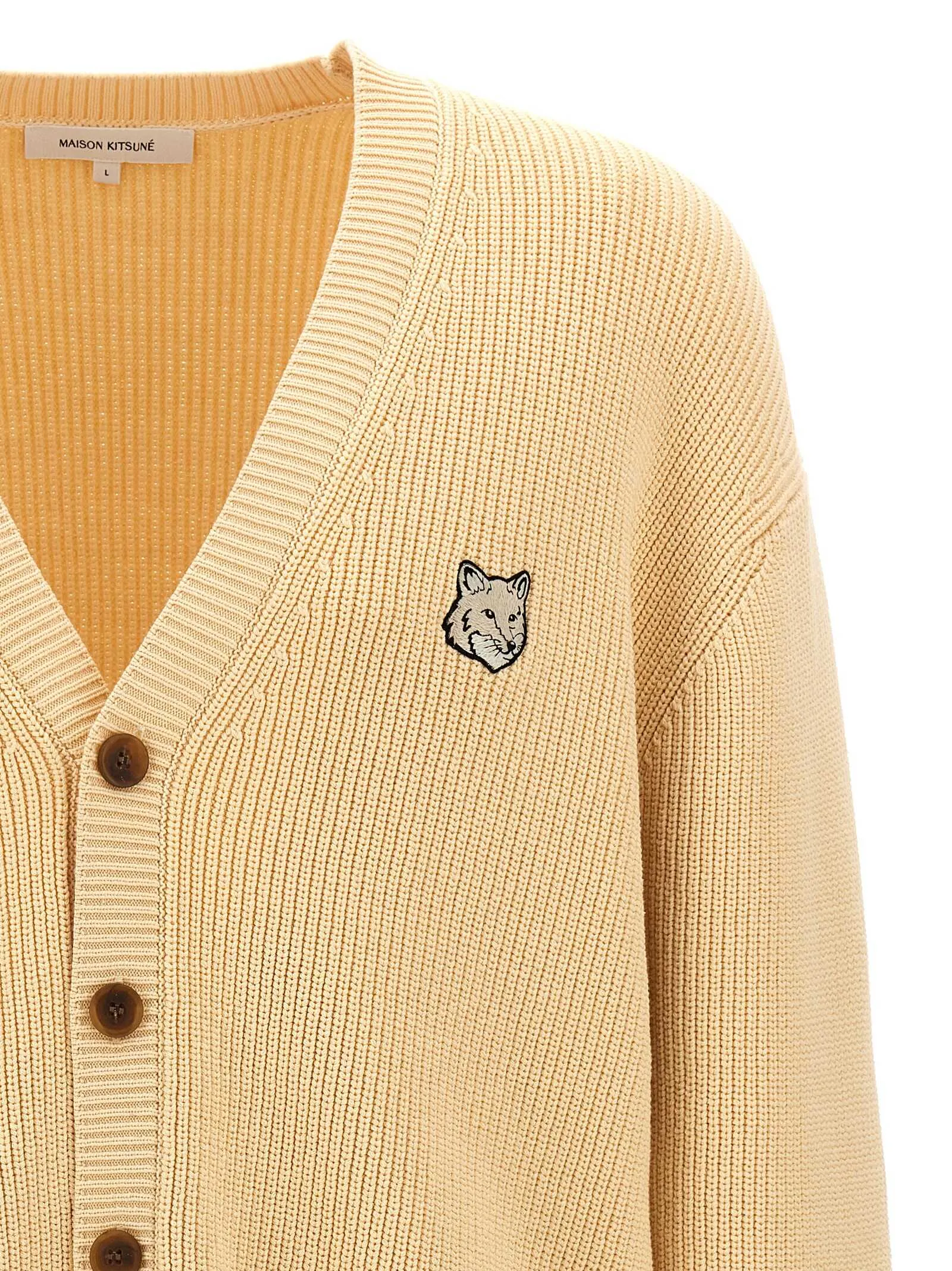 MAISON KITSUNE  |MAISON KITSUNÉ 'Bold Fox Head' cardigan