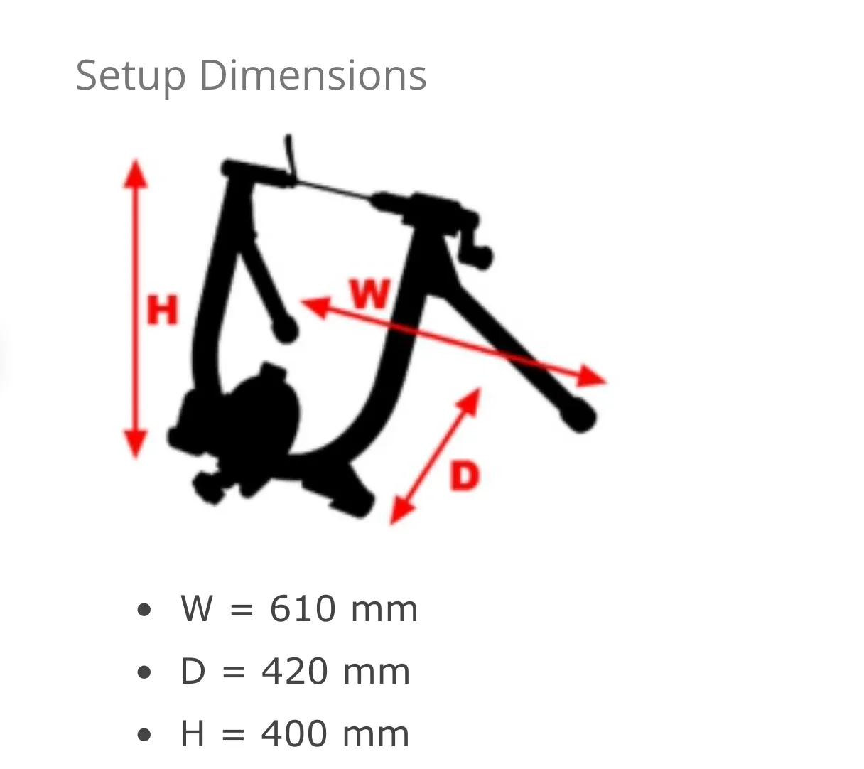 MINOURA B60 BIKE TRAINER