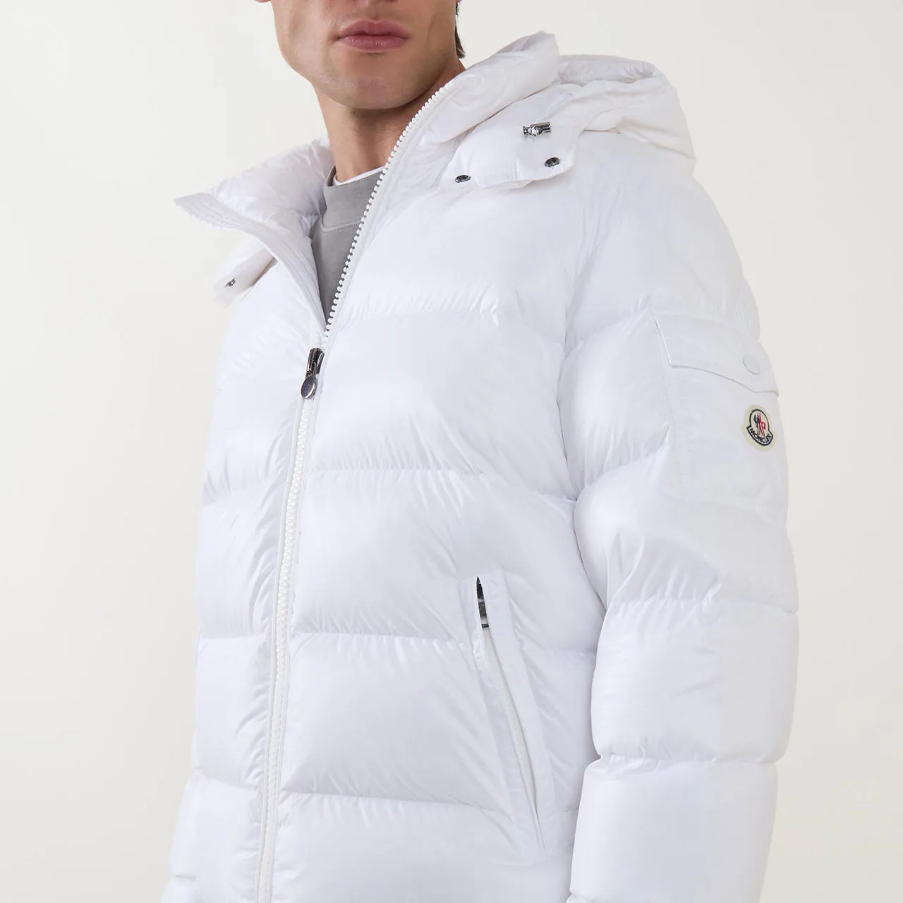 MONCLER Maya Padded Down Jacket - White