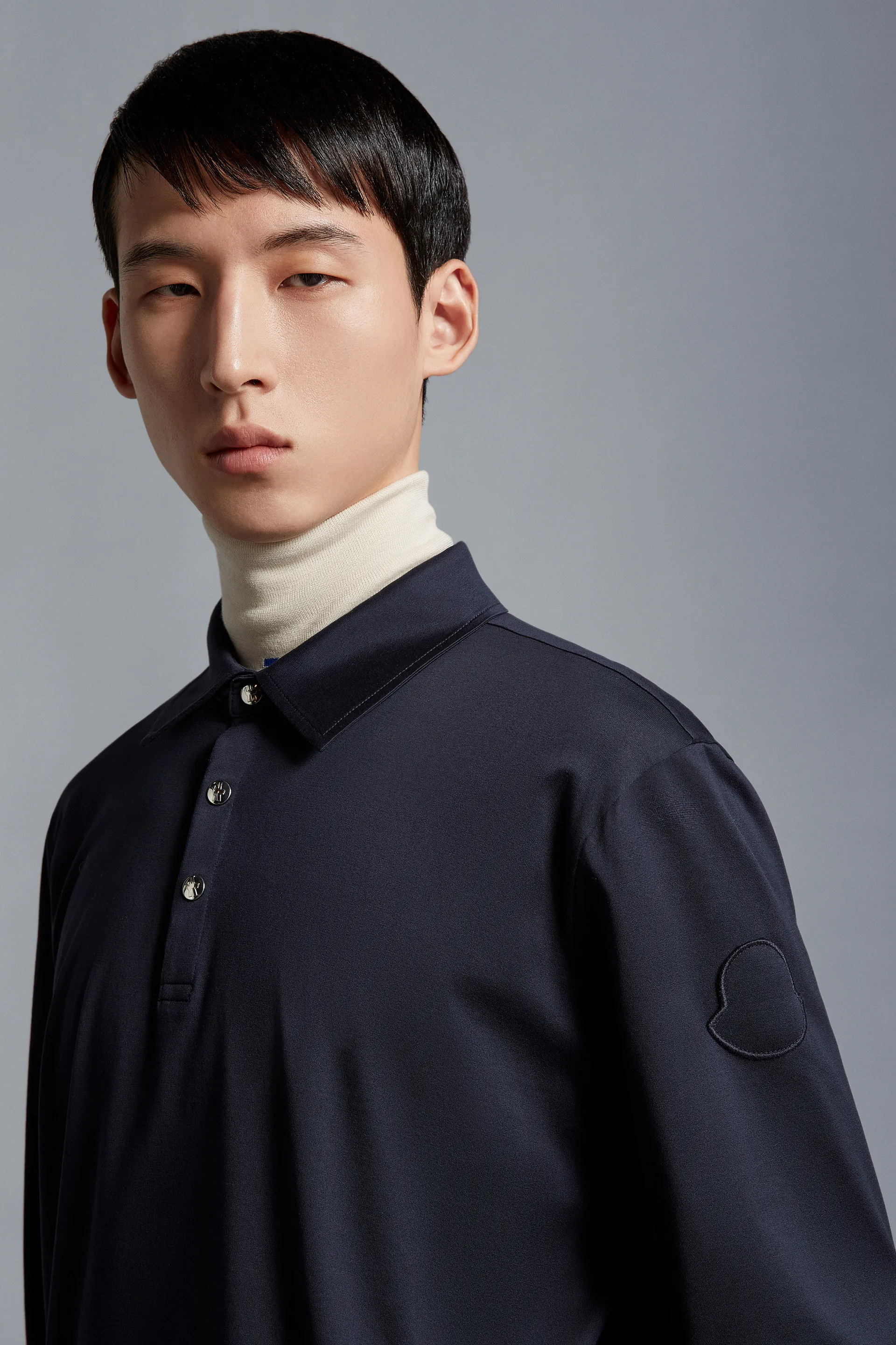 MONCLER  |Street Style Long Sleeves Plain Logo