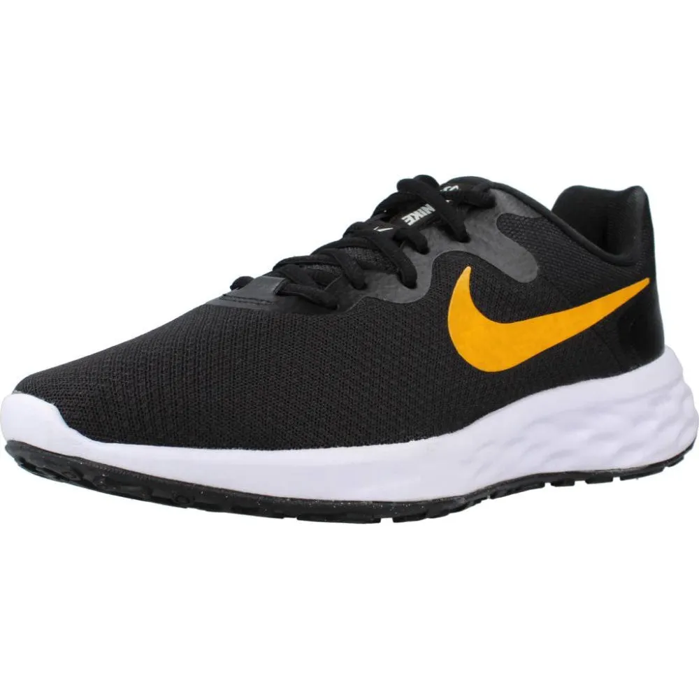 NIKE Men's Revolution 6 NN Running Shoe (Black/University Gold)