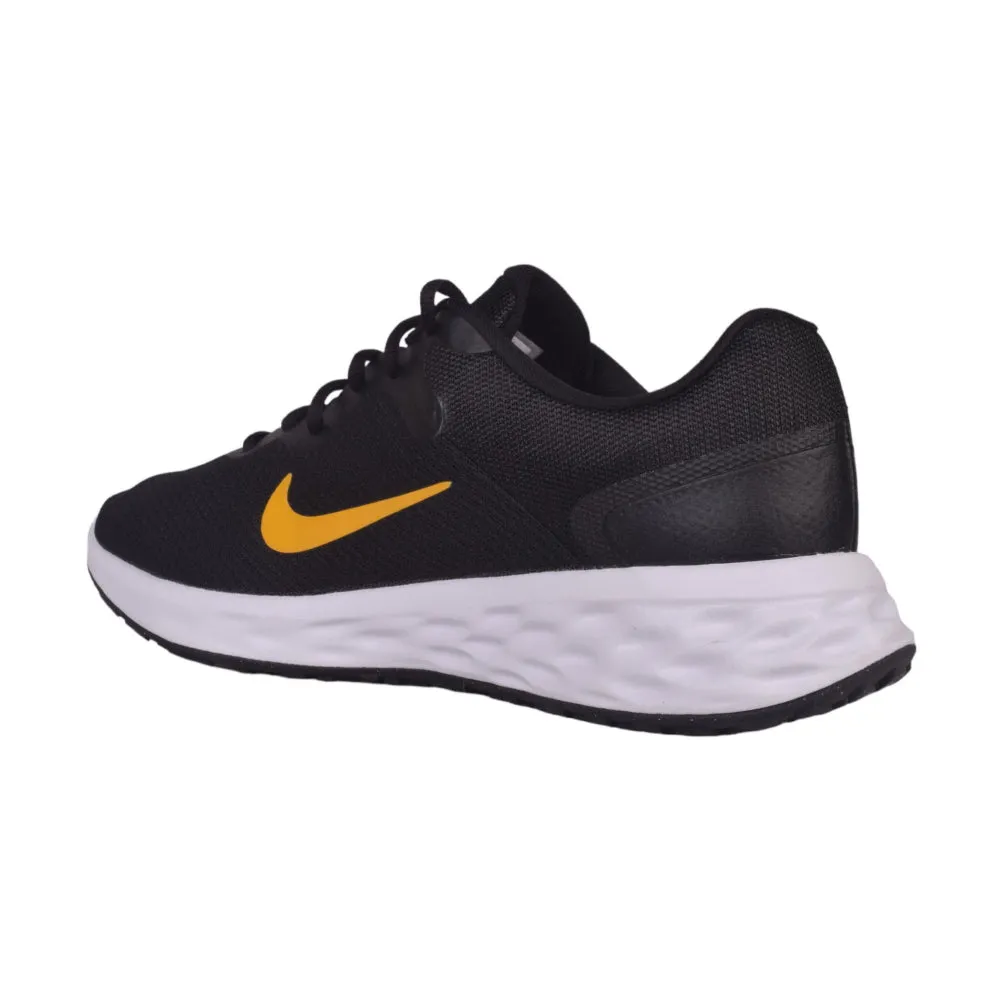 NIKE Men's Revolution 6 NN Running Shoe (Black/University Gold)