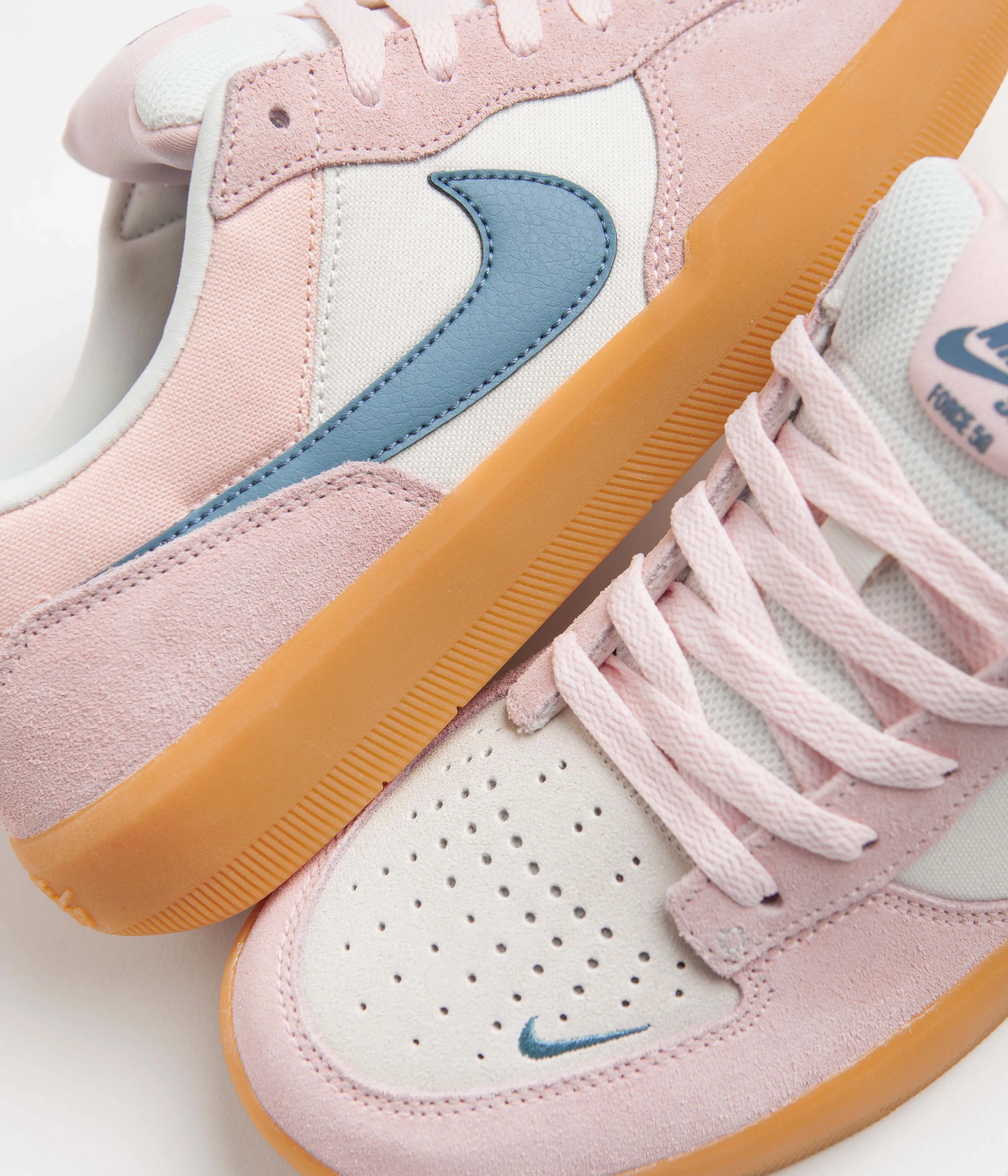 Nike SB Force 58 Shoes - Pink Bloom / Mineral Teal - Phantom