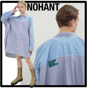 NOHANT  |Unisex Street Style Long Sleeves Shirts