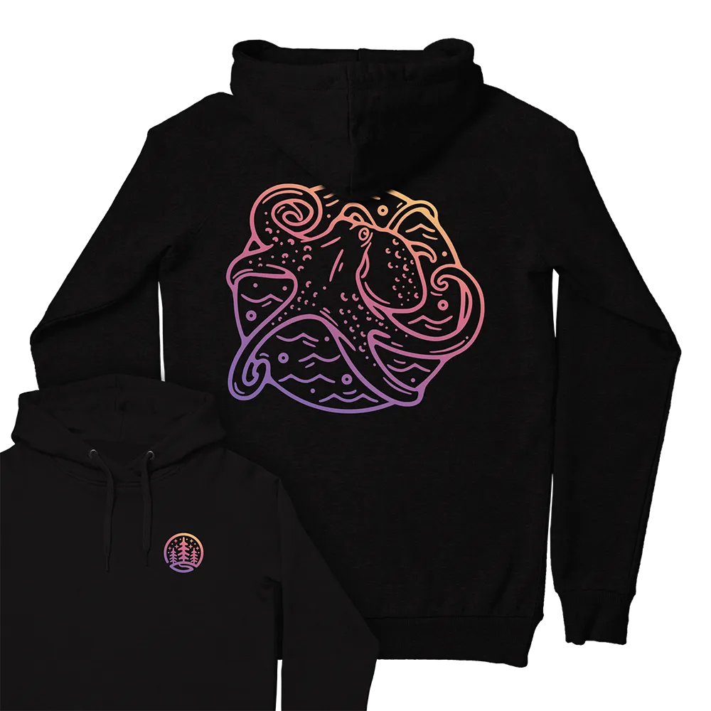 Octopus Scene Hoodie / Back Print