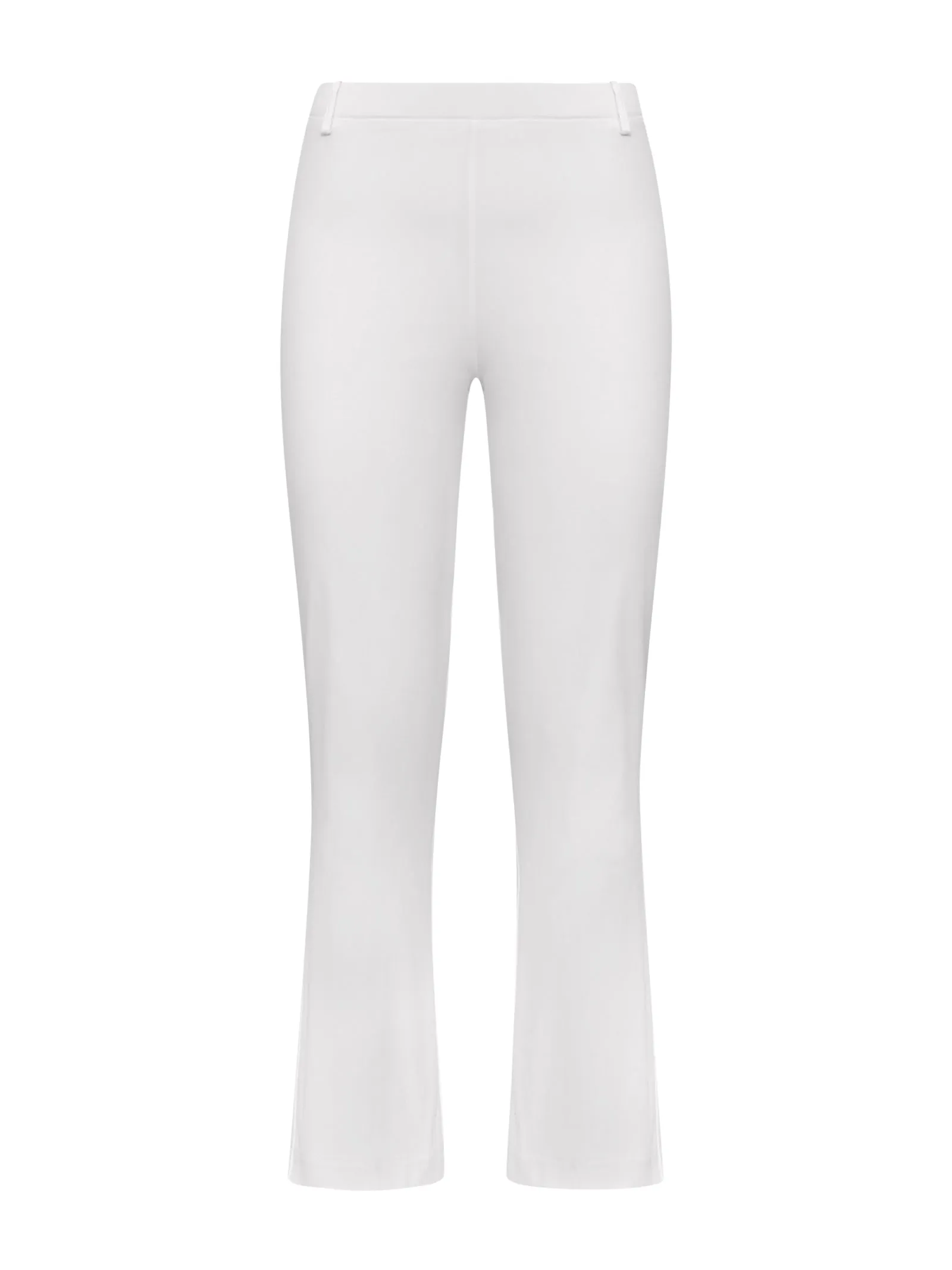 Pantalone Flare in Satin Power - Bianco