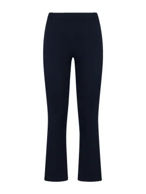 Pantalone Flare in Satin Power - Bleu