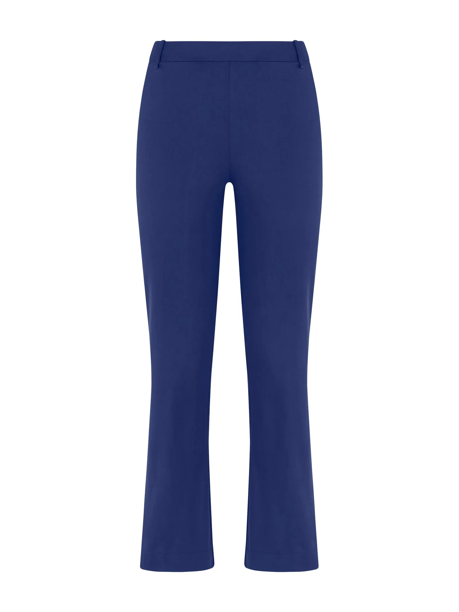 Pantalone Flare in Satin Power - Blueberry