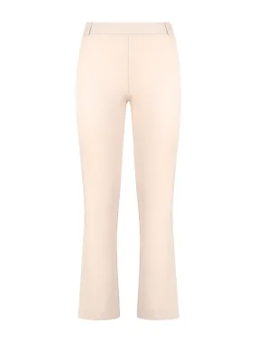 Pantalone Flare in Satin Power - Champignon