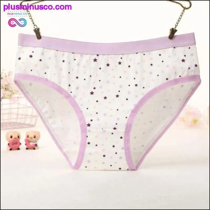 Panties Fashion Cotton Cute Girls Briefs for Women Sexy