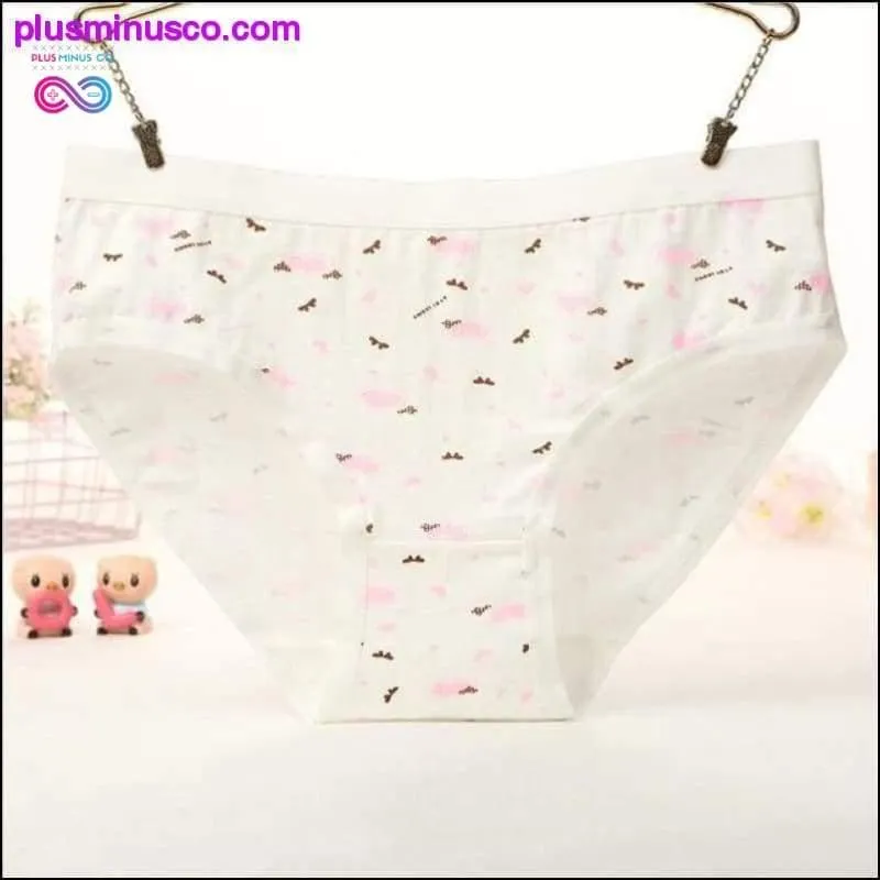 Panties Fashion Cotton Cute Girls Briefs for Women Sexy