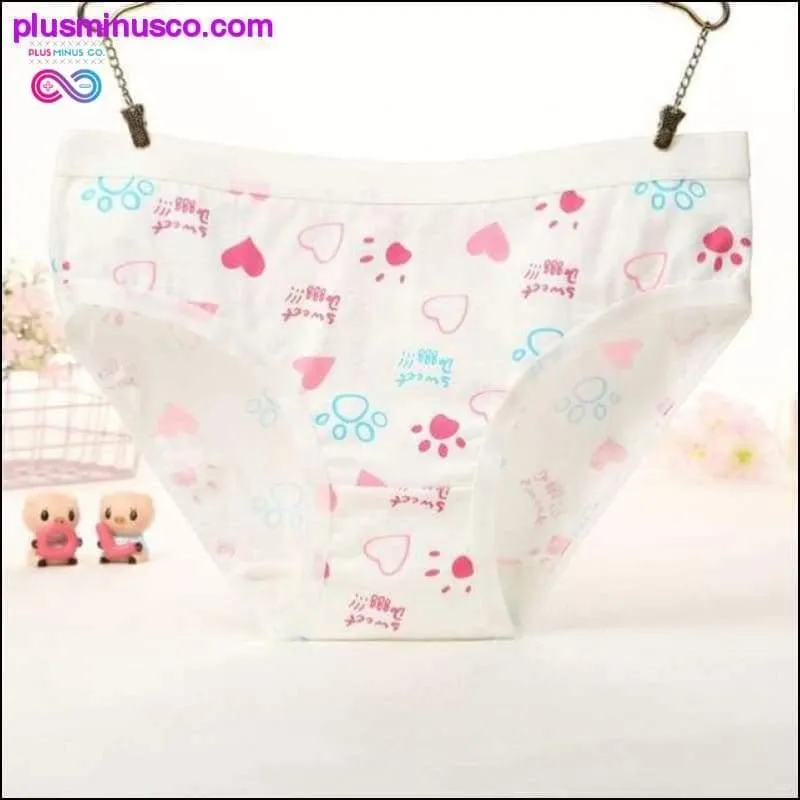 Panties Fashion Cotton Cute Girls Briefs for Women Sexy