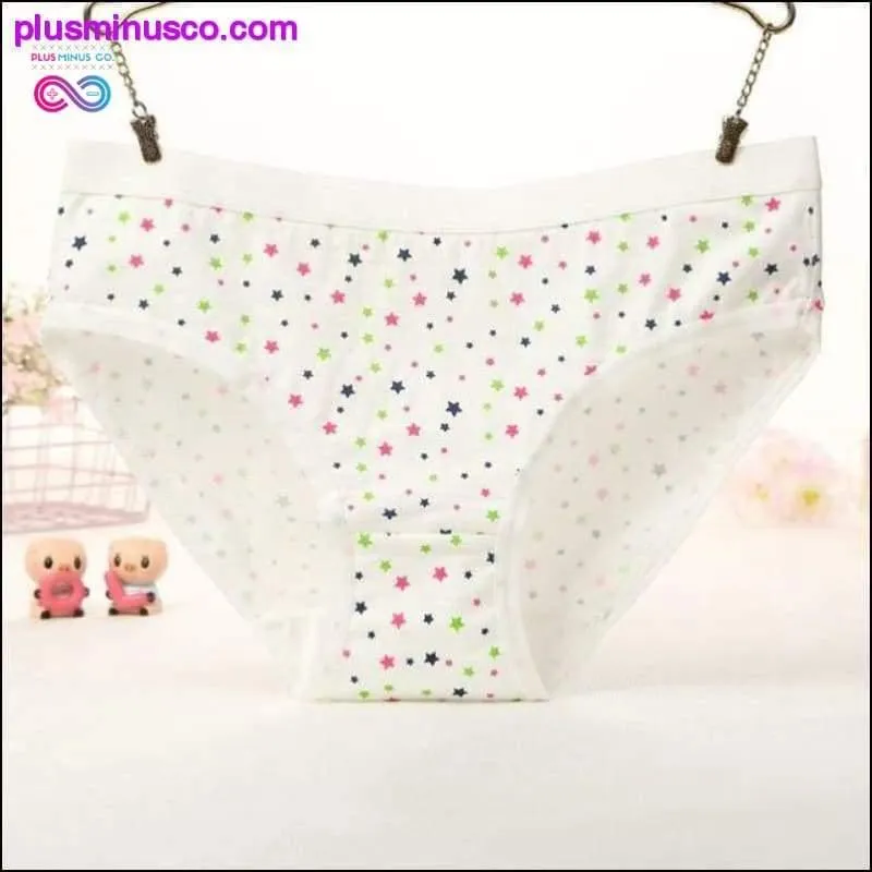 Panties Fashion Cotton Cute Girls Briefs for Women Sexy