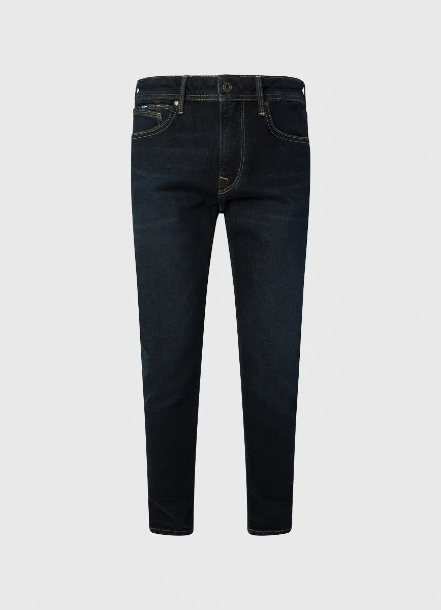 Pepe Jeans Hatch Regular Slim Fit Regular Waist Denim Jeans VS4 Midnight Wiser