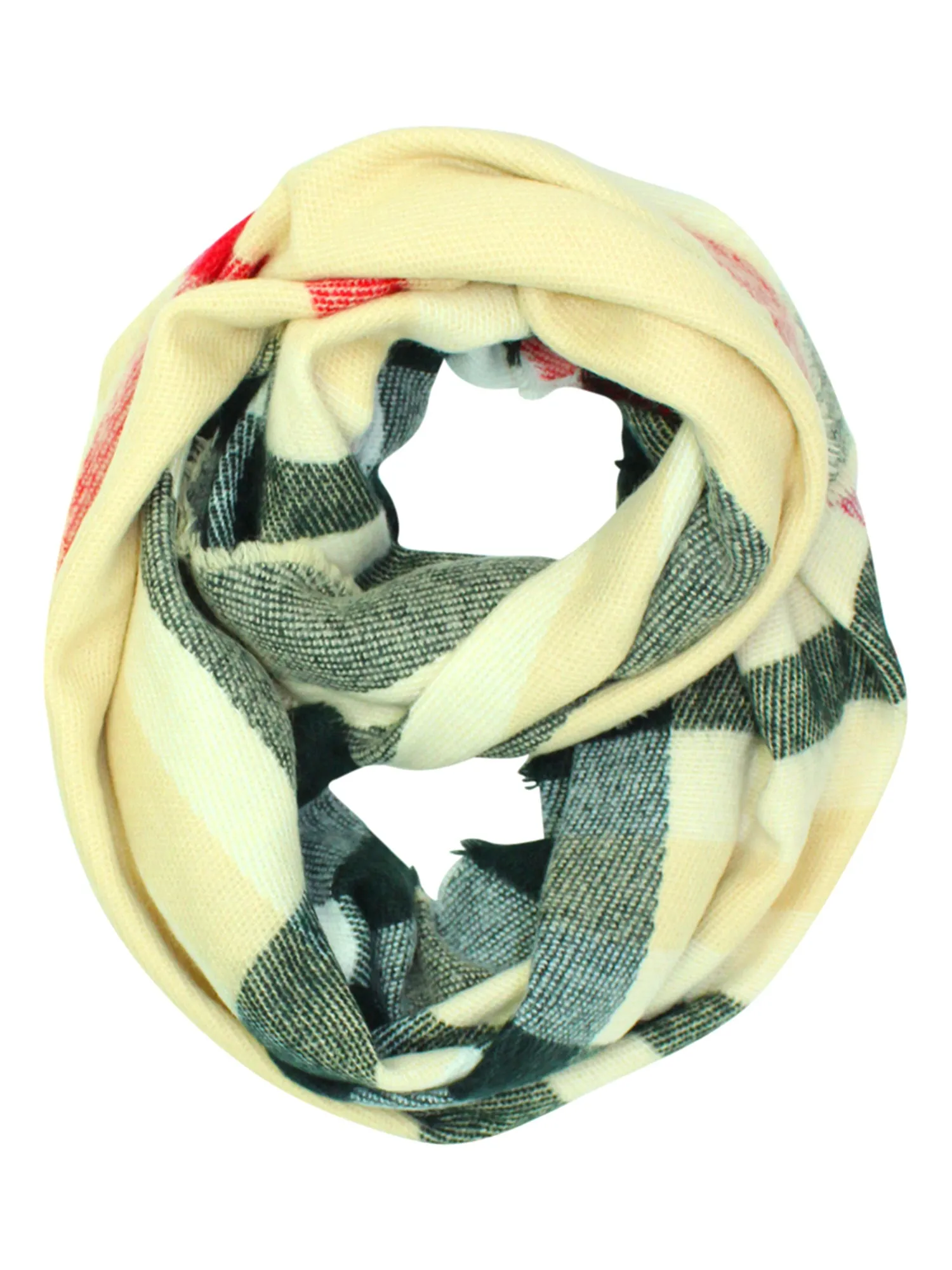 Plaid Infinity Scarf