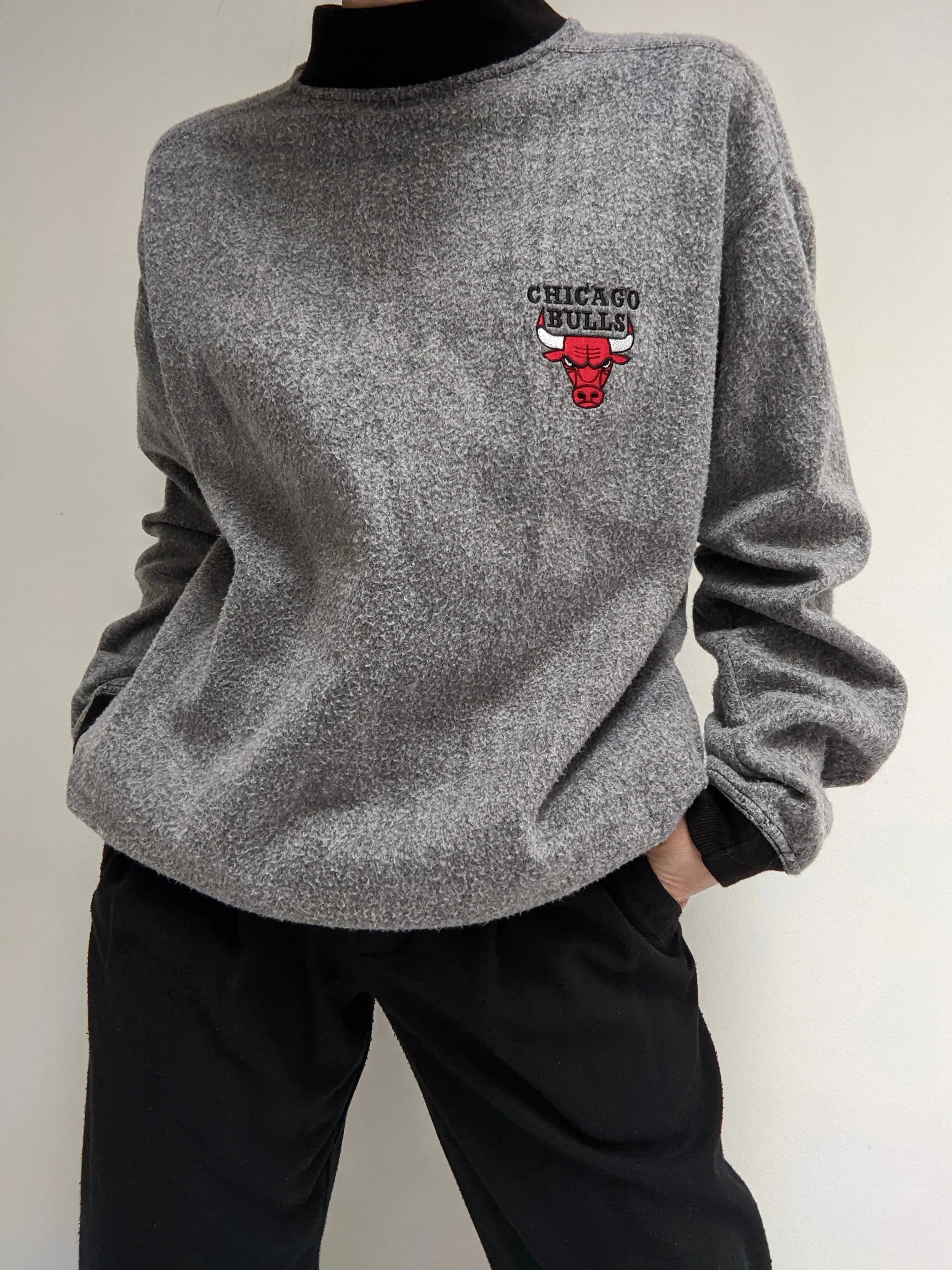 Rare Vintage Chicago Bulls Fleece Pullover