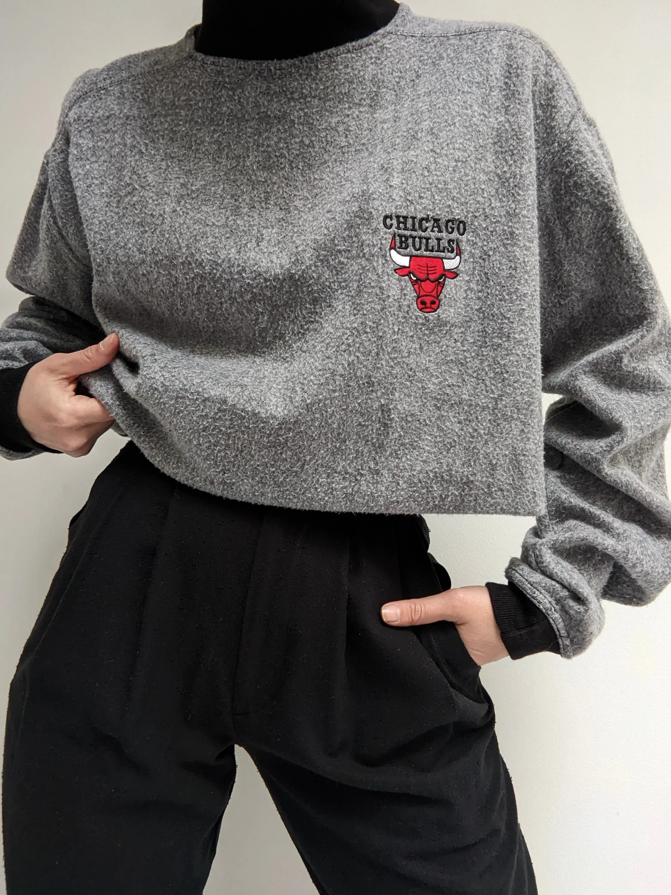 Rare Vintage Chicago Bulls Fleece Pullover