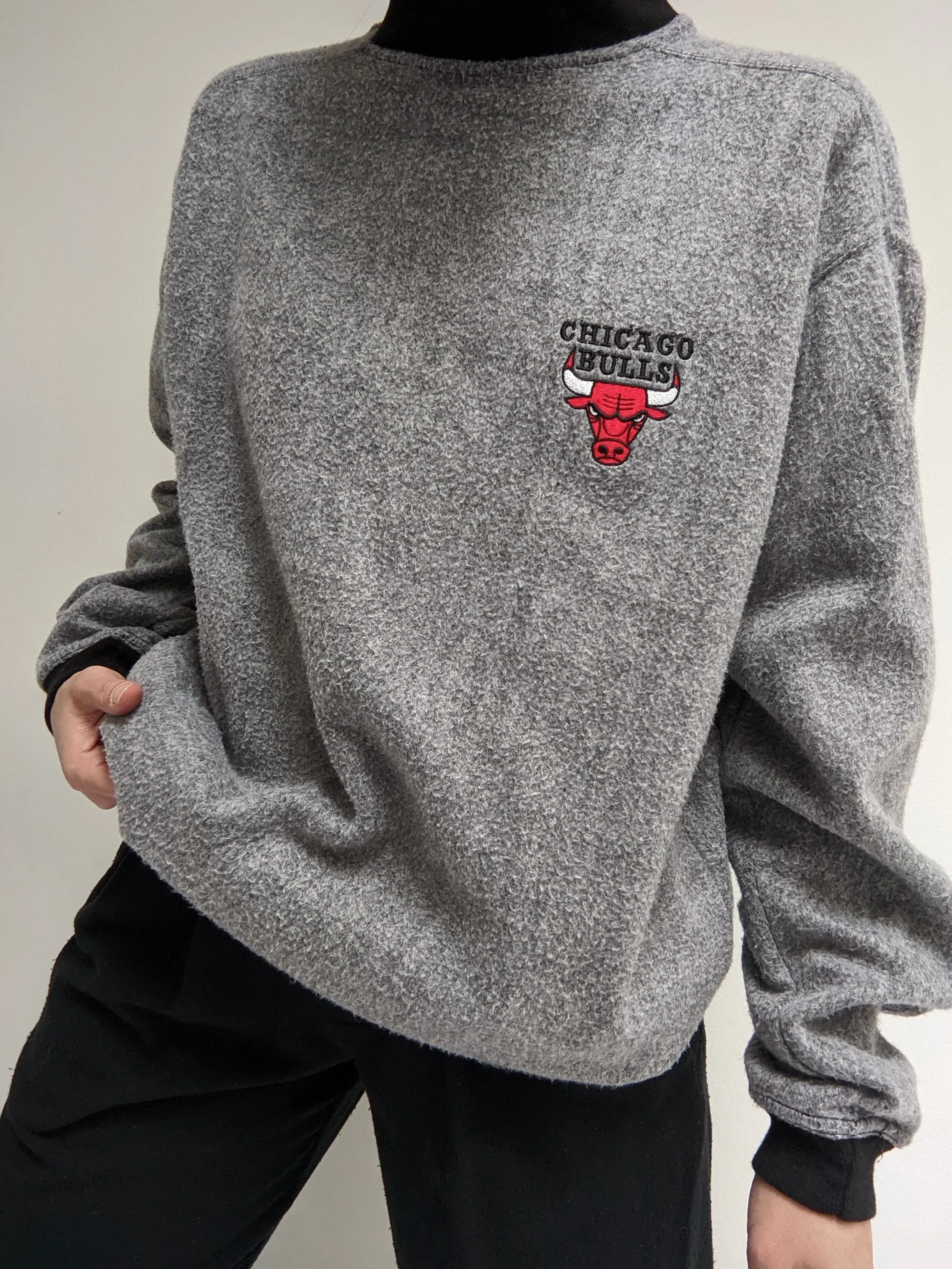 Rare Vintage Chicago Bulls Fleece Pullover