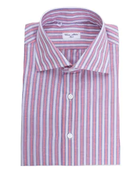 Red and Blue Striped Sportshirt